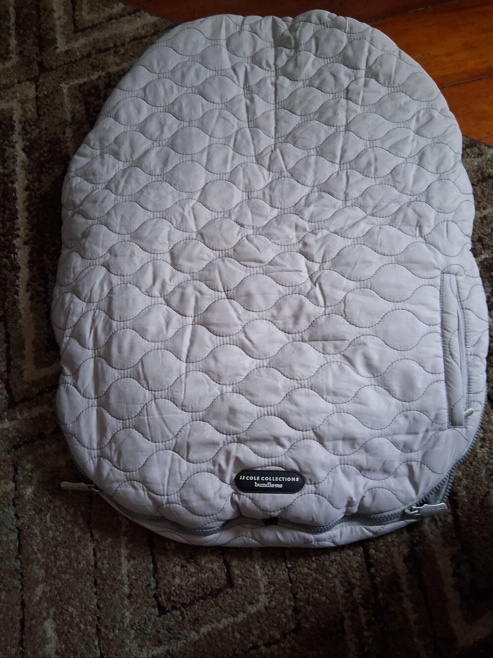 *must Bundle* Light Gray Quilted Baby Nest Cover